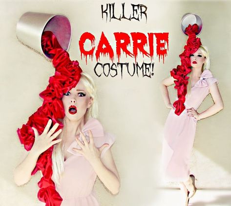 Picture of Killer Carrie Costume, Carrie Halloween, Carrie Halloween Costume, Cosplay Dresses, Dresses Images, Zombie Prom, Classic Halloween Costumes, Couples Accessories, Halloween Cans