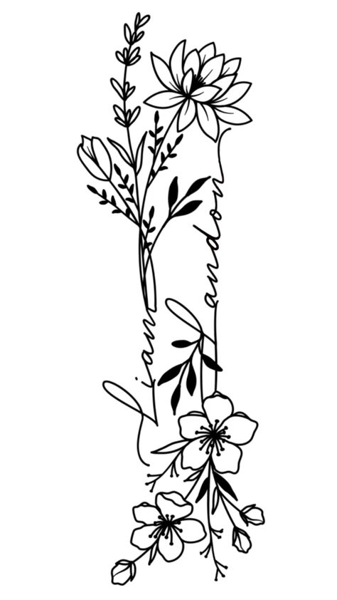 Son Birth Flower Tattoo, Multiple Name Memorial Tattoos, Birth Flower Arm Band Tattoo, Tattoo Ideas Female Kids Names, Fine Line Tattoo For Kids, Kid Names Tattoo Ideas, Tattoo Ideas For My Kids, Arm Name Tattoos For Women, Top Arm Tattoos For Women