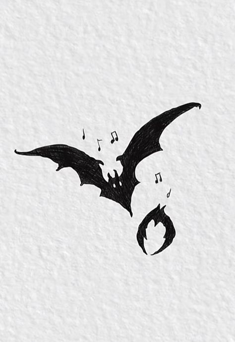 Eddie Bat Tattoo, Goth Tattoo Sketch, Metal Head Tattoo Ideas, Tattoo Ideas Metal, Metal Head Drawing, Metal Head Tattoos, Warewolf Tattoo, Eddie Munson Bat Tattoo, Eddie Munson Tattoo Ideas