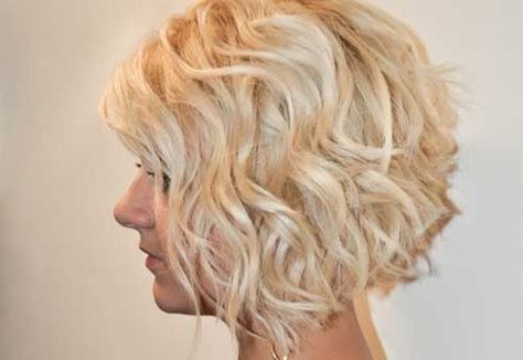 Wavy Bob Hairstyles, Cute Curly Hairstyles, Popular Haircuts, Penteado Cabelo Curto, 짧은 머리, Short Blonde, Short Curly Hair, Great Hair, Short Hairstyles