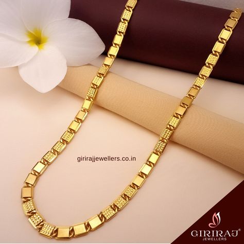 Breslet Making, Real Gold Chains For Men, Mens Chain Designs, Mens Necklace Fashion, Man Gold Bracelet Design, Mens Gold Chain Necklace, 22k Gold Chain, Gold Pendants For Men, Gold Jewelry Prom