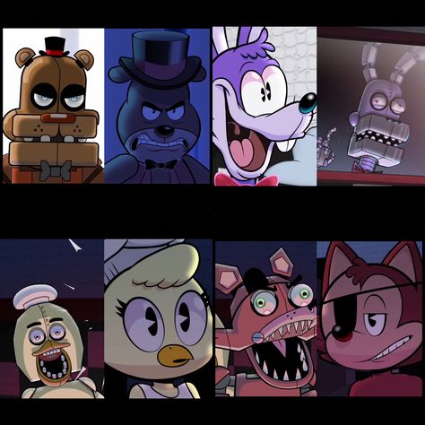 Fazbear & Friends , the best video ever ! Fazbear And Friends, Silly Bear, Pony Town Ideas, Best Video Ever, Cartoon Video Games, Kawaii Disney, Town Ideas, Animatronic Fnaf, Five Night At Freddy