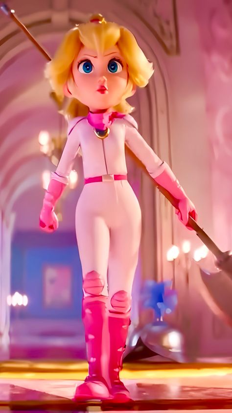 Princess Peach On Motorcycle, Princess Peach Racer Outfit, Princess Peach Mario Movie, Princess Peach Movie, Porcelanicron Ideas, Princesa Peach Cosplay, Princess Peach Mario Kart, Mario Level, Super Mario Bros Film