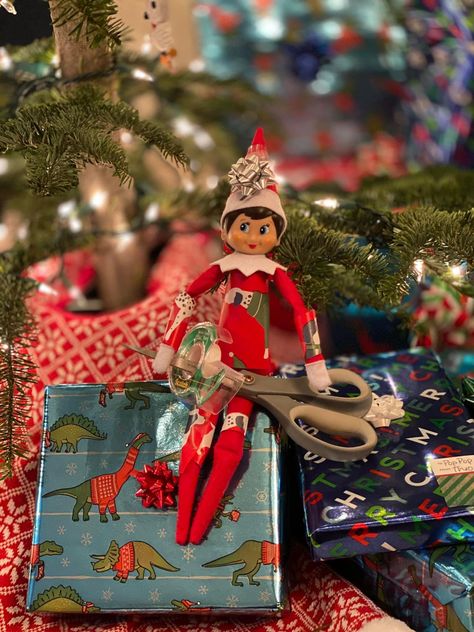 Elf On The Shelf Wrapping Paper, Paper Elf, Elf On The Shelf Ideas, Shelf Ideas, Hey There, On The Shelf, Christmas Magic, Elf On The Shelf, Wrapping Paper