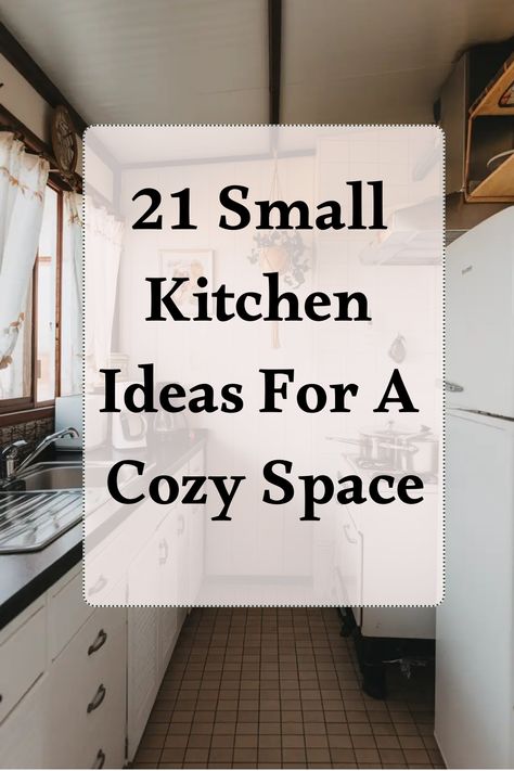 Looking to maximize your small kitchen space? Get inspired with these brilliant small kitchen decor ideas that will transform your compact cooking area into a stylish and functional space. Whether you're looking for small kitchen design tips or organization hacks, we've got you covered! From smart storage solutions to clever layout ideas, these small kitchen ideas will help you make the most out of your limited square footage. Say goodbye to clutter and hello to a beautiful and organized small k Small But Spacious Kitchen, Dream Kitchen Small Space, Create Storage In Small Kitchen, Organizing Ideas Small Kitchen, Small Studio Kitchenette, Very Small Kitchen Organization, Condo Kitchen Organization, Small Kitchen Setup Ideas, Small Kitchen Dish Rack