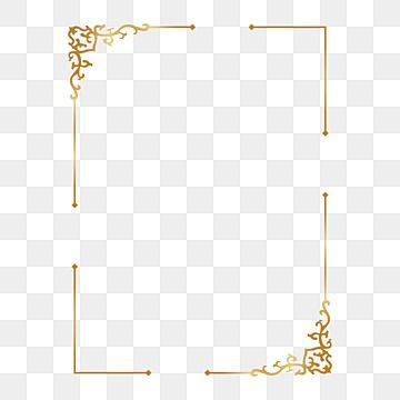 Golden Boarders, Border Frame Design Graphics, Png Borders Frames, Certificate Border Design Frames, Frame Border Design Simple, Square Border Design, Golden Border Design, Square Border Png, Golden Border Frame