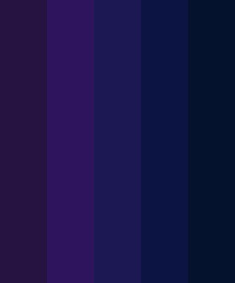 Dark Blue-Violets Color Palette Dark Purple Color Palette, Violet Color Palette, Purple Color Code, Navy Color Palette, Blue Shades Colors, Hexadecimal Color, Dark Blue Purple, Dark Color Palette, Purple Color Palettes