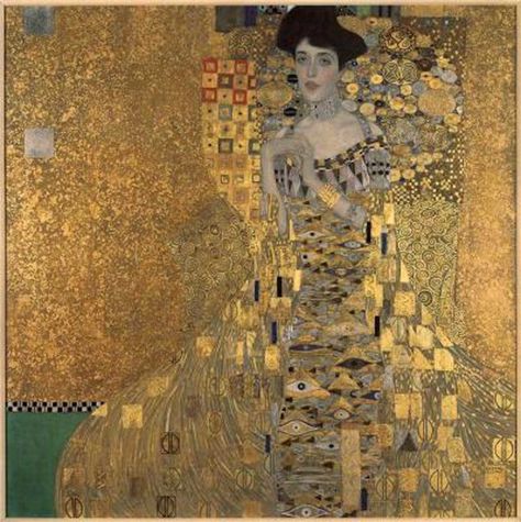 Art and Fashion: 9 Famous Dresses in Painting That Advanced Women’s Style Adele Bloch Bauer, Art Klimt, Gustav Klimt Art, Istoria Artei, Klimt Paintings, Klimt Art, Woman In Gold, Paul Gauguin, Arte Inspo