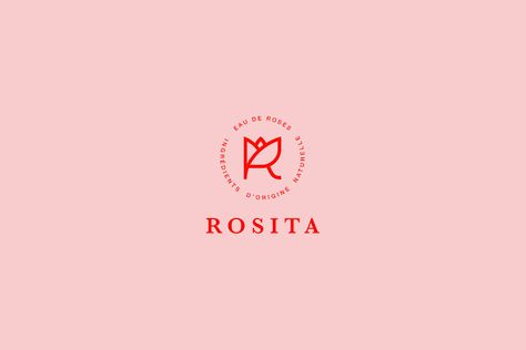 Rosita Rose Water (Concept) on Packaging of the World - Creative Package Design Gallery Water Concept, Perfume Logo, Planner Logo, Website Logo Design, Bag Logo, Logo Project, Creative Package, Unique Logo Design, Flower Logo