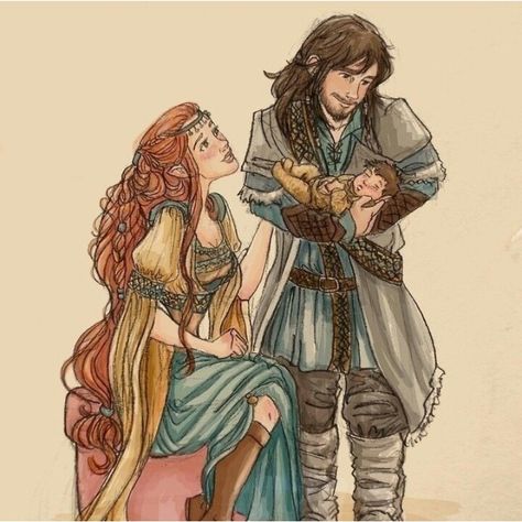 *spoilers*they would be my otp, but he dies. I cried. He's just so beautiful and he DIED Tauriel Hobbit, Kili And Tauriel, The Desolation Of Smaug, Tolkien Hobbit, Hobbit Art, Fili And Kili, The Hobbit Movies, Desolation Of Smaug, Film Anime