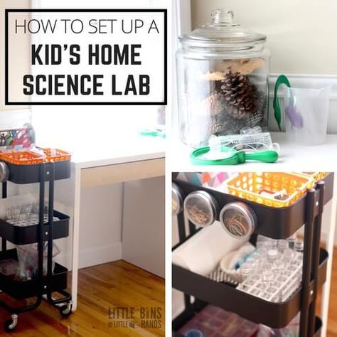 Home Science Lab, Kids Science Lab, Stem Activities Preschool, Kids Lab, Home Science, Science Room, Science Stations, Preschool Stem, Science Experiments For Preschoolers