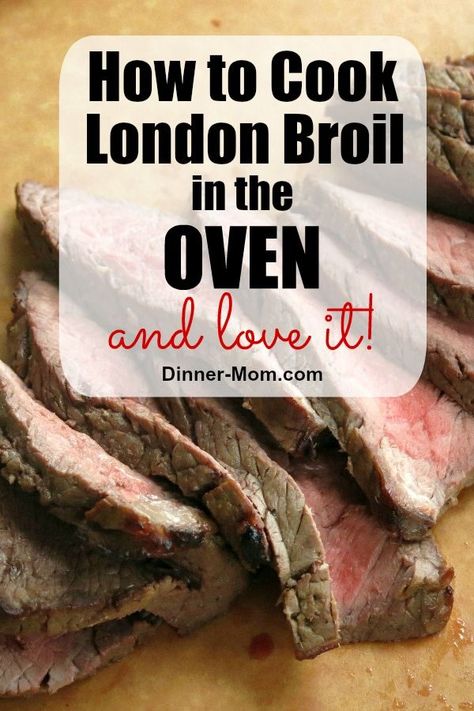 You CAN cook London Broil in the Oven and get rave reviews! Tips for perfectly cooked meat every single time! #londonbroil Baked London Broil, London Broil In The Oven, London Broil Oven, Cook London Broil, London Broil Marinade, Logo Dessert, Cooking London Broil, London Broil Recipes, Top Round Steak