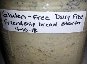 Bread Starter Recipe, Amish Friendship Bread Starter Recipes, Friendship Bread Recipe, Friendship Bread Starter, Amish Friendship Bread, Friendship Bread, Starter Recipe, Gluten Free Sourdough, Bread Starter