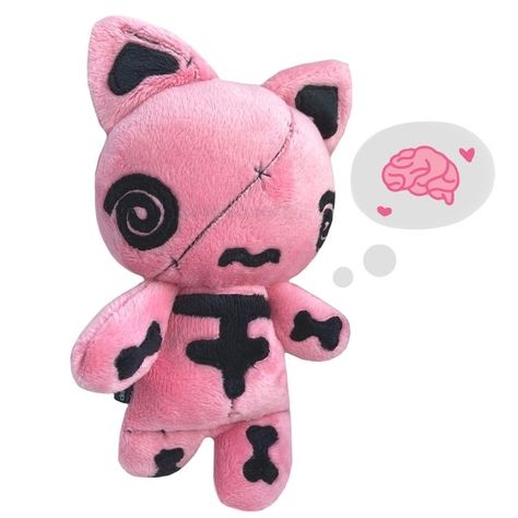 Kawaii Zombie, Zombie Plush, Diy Plushies, Plushie Ideas, Silly Gifts, Stuffed Dolls, Pink Stuff, Rawr Xd, Kawaii Plushies