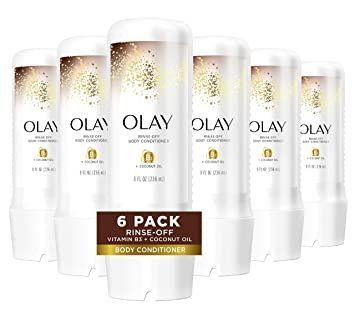 Olay In-Shower Rinse-Off Body Conditioner for Dry Skin with B3 and Coconut Oil for Lasting Hydration, 8 Fl Oz (Pack of 6) Olay Body Wash, Body Conditioner, Coconut Oil Body, Amazon Beauty, Hydrating Mist, Amazon Beauty Products, Shower Routine, Skincare Ingredients, Beauty Bar