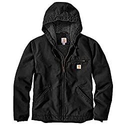 Duck Jacket, Sherpa Lined Jacket, Mens Sherpa, Safety Clothing, Hooded Jacket Men, Tactical Clothing, Men's Outfits, Men Carhartt, Carhartt Jacket