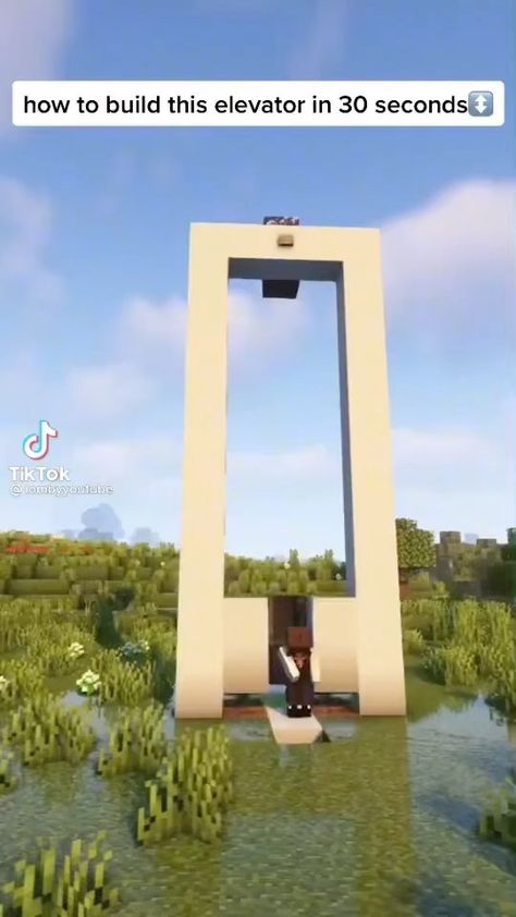 Minecraft Elevator, Minecraft Building Designs, Minecraft Bed, Minecraft Ps4, Minecraft Medieval, Minecraft Memes, Building Designs, Terraria, Minecraft Building