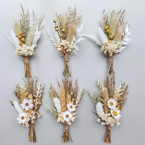 Rustic Favors, Table Baby, Soap Studio, Dried Flower Bouquets, Dried Flowers Wedding, Bohemian Wedding Decorations, Groomsmen Boutonniere, Wedding Bottles, Daughter Christmas