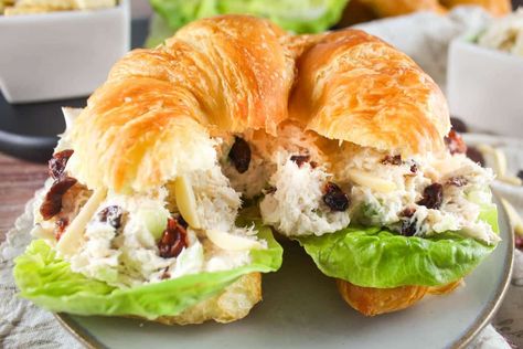 Chicken Salad Chick's Cranberry Kelli is a fun and fruity version of their chicken salad with tangy cranberries and crunchy almonds.