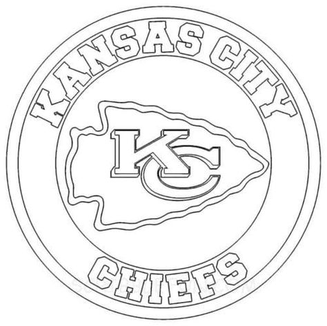 Chiefs Crafts For Toddlers, Chiefs Coloring Pages, Kansas City Chiefs Craft, Chiefs Crafts, Kc Cheifs, Kansas Football, Football Coloring Pages, Printable Sports, Sports Coloring Pages