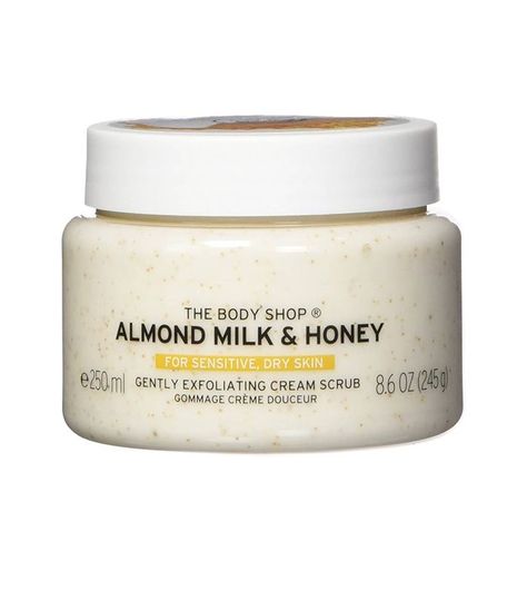 Body Scrub The Body Shop, The Body Shop Almond Milk And Honey, The Body Shop Body Wash, Body Shop Body Scrub, The Body Shop Scrub, Best Body Exfoliator, Body Scrub Products, Honey Body Scrub, Body Shop Products