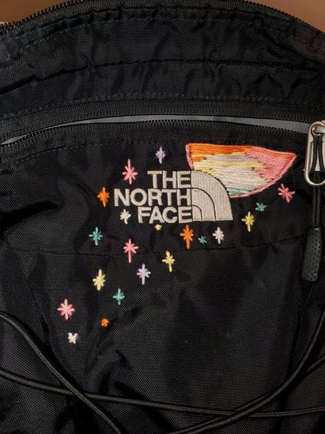 Planet and stars embroidery Backpack Embroidery Ideas, Backpack Embroidery, Stars Embroidery, Nasa Patch, Backpack Ideas, Aesthetic Backpack, Embroidered Backpack, Diy Things, Star Embroidery