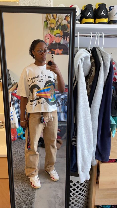 Fall outfit Masc Outfits Black Women, Black Masc Women Outfits, Stem Outfits Style Summer, Black Girls Streetwear, Stem Outfits Style, Bisexual Outfits Style, Bisexual Outfits, Stem Fashion, Stem Outfits