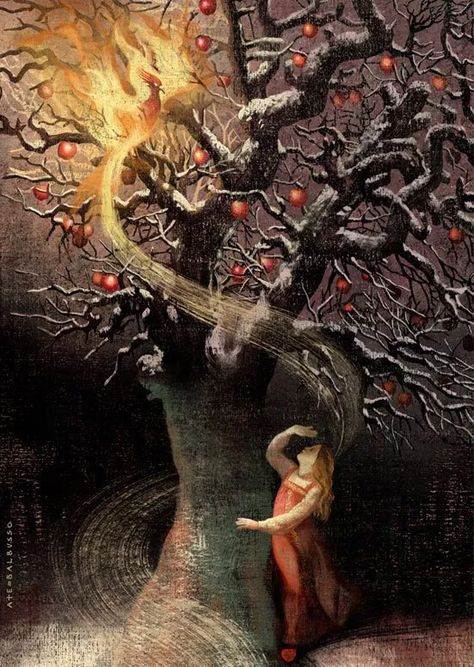 Ekaterina and the Firebird | Tor.com The Firebird, Pied Piper, Classic Fairy Tales, Fairytale Illustration, Fire Bird, Fantasy Story, Fairytale Art, Childrens Stories, Folk Tales