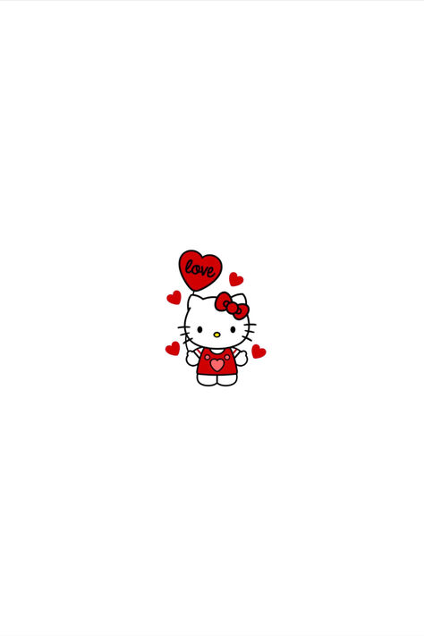 Valentines Hello Kitty Wallpaper ❣️❣️ Hello Kitty Valentines Day Wallpaper, Valentines Hello Kitty, Lockscreen Ideas, Kitty Pictures, Insta Highlights, Instagram Creative Ideas, Wallpaper Red, Valentines Wallpaper, Hello Kitty Iphone Wallpaper