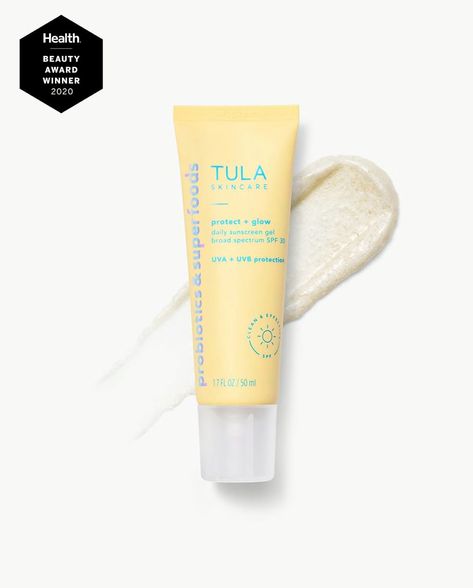 Perfect Skin Routine, Probiotic Skin Care, Best Spf, Gel Sunscreen, Tula Skincare, Daily Sunscreen, Suncare, Acne Blemishes, Toner For Face