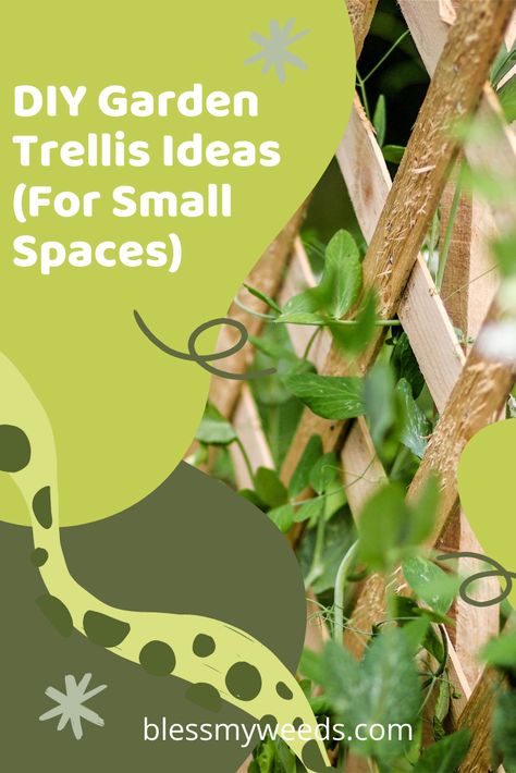 Small gardens are often my favorite. A quaint space of peace. If your garden is small, why not try adding a DIY Garden Trellis. Adding height by allowing vines and plants to grow makes a yard more spacious. Garden Trellis Ideas Diy, Diy Garden Trellis Ideas, Garden Trellis Ideas, Diy Garden Trellis, Trellis Ideas, Plants To Grow, Trellis Design, Work Diy, Diy Yard