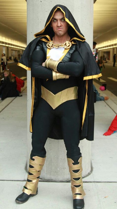 Black Adam Pretty Cosplay, O Maskara, Anime Festival, Creative Cosplay, Best Cosplay Ever, Top Cosplay, Dc Comics Cosplay, Book Video, Villain Costumes