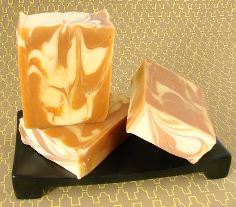 Fun Fall Cold Process Soap Treat (don’t trick) your skin this chilly fall season with a handmade, moisturizing and delicious smelling soap with real pumpkin puree. Pumpkin is full of antioxidants and vitamins A and C which can help keep your skin youthful and refreshed! Ingredients 16 oz. Coconut Oil 16 oz. Palm Oil 16 … Pumpkin Spice Soap, Soap Queen, Pumpkin Soap, Fall Soaps, Soap Tutorial, Cold Process Soap Recipes, Soap Making Recipes, Soap Craft, Homemade Soap Recipes