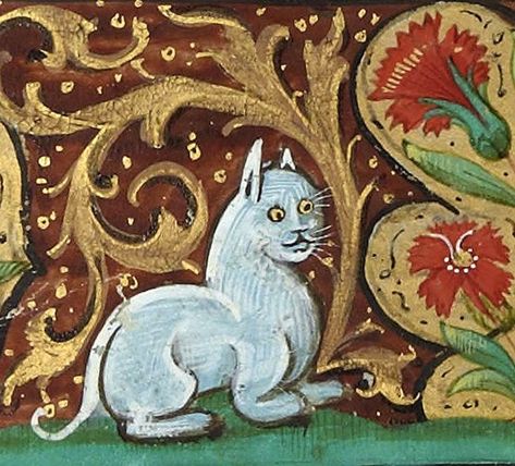 20 Medieval Paintings of Cats That Just Look Nothing Like Them - I Can Has Cheezburger? White Cat, A Cat, France, Red, White