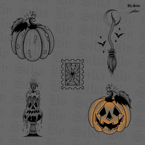 𝕳𝖆𝖑𝖑𝖔𝖜𝖊𝖊𝖓 𝕴𝖘 𝕮𝖔𝖒𝖎𝖓𝖌… { F L A S H } Some spooky bits up looking for homes 🎃 Have your own idea for a tattoo? I also take on custom work so please do get in touch! DM or Email bysibatattoo@gmail.com to enquire 🖤 B O O K S O P E N F O R Home location: Newcastle! & upcoming guest spots: Chester 11-12th October, Dundee 25th-26th October { limited spaces remaining at both } Thanks for looking 👀🖤 • • • #pumpkintattoo #spookytattoo #halloweentattoo #dotworktattoo #uktattooartist #newcastle... Pumpkin Tattoo, Halloween Is Coming, Spooky Tattoos, 12 October, Dot Work Tattoo, Halloween Tattoos, Dundee, A Tattoo, Chester