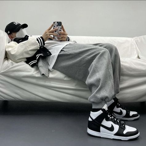 Nike High Dunks Outfit Men, Nike Pandas Outfits Men, Nike Dunks High Outfit, Nike Dunk High Outfit Men, Nike Dunks Outfit Men, Nike Dunk High Outfit, Outfit Dunk, Dunk High Outfit, Jordan 1 Panda