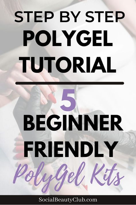 Use the list of the 5 best PolyGel kits to buy the right kit for you. Now you, can use that kit to learn how to apply PolyGel at home. #polygelnails #polygeltutorial #polygel #polygeltipsandtrick How To Apply Poly Gel Nails, Polygel Ideas, Modelones Polygel Nails Tutorial, Polygel Nails At Home, Polygel Nails For Beginners, How To Put On Poly Gel Nails, Best At Home Gel Nail Kits, Polygel Nails Diy, How To Polygel Nails