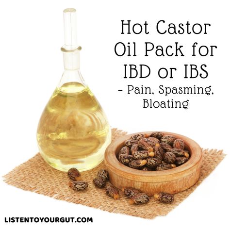 Hot Castor Oil Pack for IBD or IBS - Pain, Spasming, Bloating | Listen To Your Gut Castor Oil Uses, Listen To Your Gut, Castor Oil Packs, Body Therapy, Natural Healing Remedies, Healing Therapy, Muscle Spasms, Fungal Infection, Scar Tissue