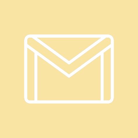 Gmail App Icon, Gmail Icon, Yellow Gmail Icon, Orange Phone, Android Theme, Tv App, Rainbow Png, Yellow Theme, Ipad Background