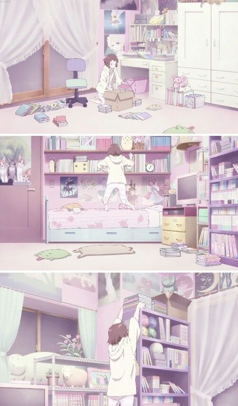 Anime Houses, Barbie Bedroom, Episode Backgrounds, House Design Ideas, Pinterest Room Decor, Anime Room, Princess House, Scene Design, Anime Reccomendations