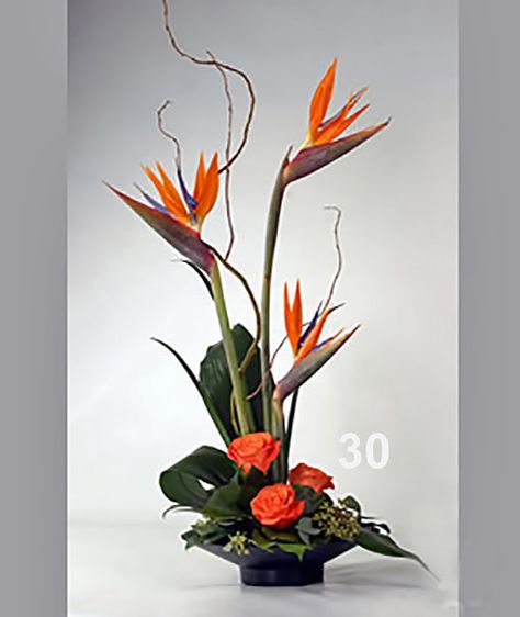 Heliconia Arrangement, Hawaiian Flower Arrangements, Tropisk Fest, Arreglos Ikebana, Contemporary Flower Arrangements, Modern Floral Arrangements, Floral Art Arrangements, Tropical Floral Arrangements, Tropical Flower Arrangements