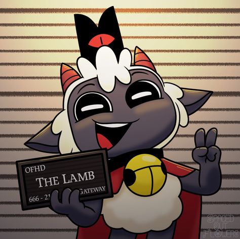 Lamb Drawing, Cult Games, Cult Of The Lamb, The Binding Of Isaac, Art Account, Cute Lamb, Hollow Art, Dnd Dragons, Kitty Games