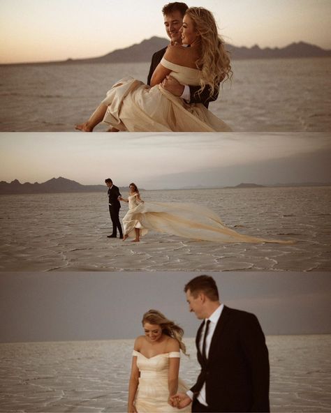 I'm counting down the days until I'm back at the salt flats photographing cute couples in love 🤍 I have quite a few sessions booked at the salt flats this year, and it makes me so happy! If you want cute photos like these taken of you and the love of your life, reach out now, and let's get you on my calendar! __________ #bonnevillesaltflats #saltflatsbridals #saltflatswedding #saltflatselopement #saltflatsphotographer #2024bride #2025bride Bonneville Salt Flats, My Calendar, Salt Flats, Love Of Your Life, Lake Wedding, Utah Wedding Photographers, Utah Wedding, Utah Weddings, Cute Love Couple