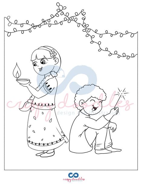 Diwali coloring pages Set 2 | Etsy Diwali Coloring Pages, Diwali Festival Drawing, Diy Coloring Book, Diwali Colours, Diwali For Kids, Indian Festival Of Lights, Diwali Painting, Activity Pages For Kids, Diy Coloring Books