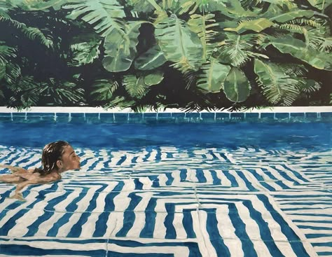 Pool Summer Aesthetic, Resort Aesthetic, Arte Inspo, Summer Dream, City Art, Instagram A, Art Classes, Palm Springs, Rio De Janeiro