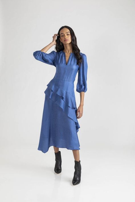 Vine Satin Jacquard Tara Dress Tara Dress, Satin, Shirt Dress