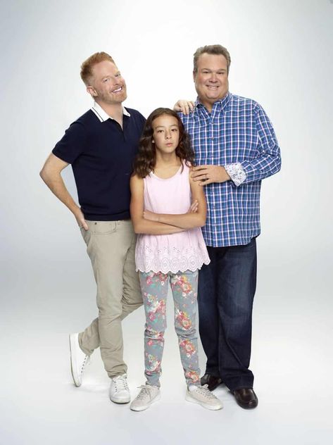 MODERN FAMILY – ABC’s “Modern Family” stars Jesse Tyler Ferguson as Mitchell Pritchett, Aubrey Anderson-Emmons as Lily Tucker-Pritchett, and Eric Stonestreet as Cameron Tucker. (ABC/Robert Ashcroft) Mitchell And Cameron Modern Family, Modern Family Cameron And Mitchell, Joe Pritchett, Lily Modern Family, Jeremy Maguire, Mitchell Modern Family, Jay Pritchett, Mitchell Pritchett, Luke Dunphy