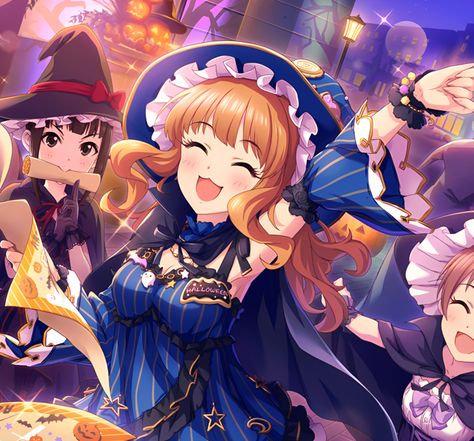 Kirari Moroboshi, Any Pronouns, Idolmaster Cinderella, Idolmaster Cinderella Girls, Halloween Icons, Anime Monochrome, Black And White Aesthetic, Cute Profile Pictures, Pretty Cards