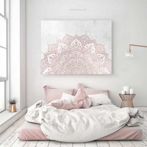 Relax Room, Mandala Poster, White Entryway, Printable Mandala, Yoga Room Decor, Yoga Decor, Yoga Wall, Boho Mandala, Boho Chic Bedroom