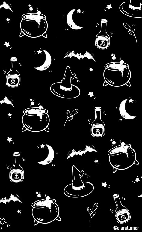 Pictures Of Pets, Adorable Drawings, Helloween Wallpaper, Witch Wallpaper, Halloween Wallpaper Iphone Backgrounds, Halloween Wallpaper Backgrounds, Scary Wallpaper, Goth Wallpaper, Gothic Wallpaper